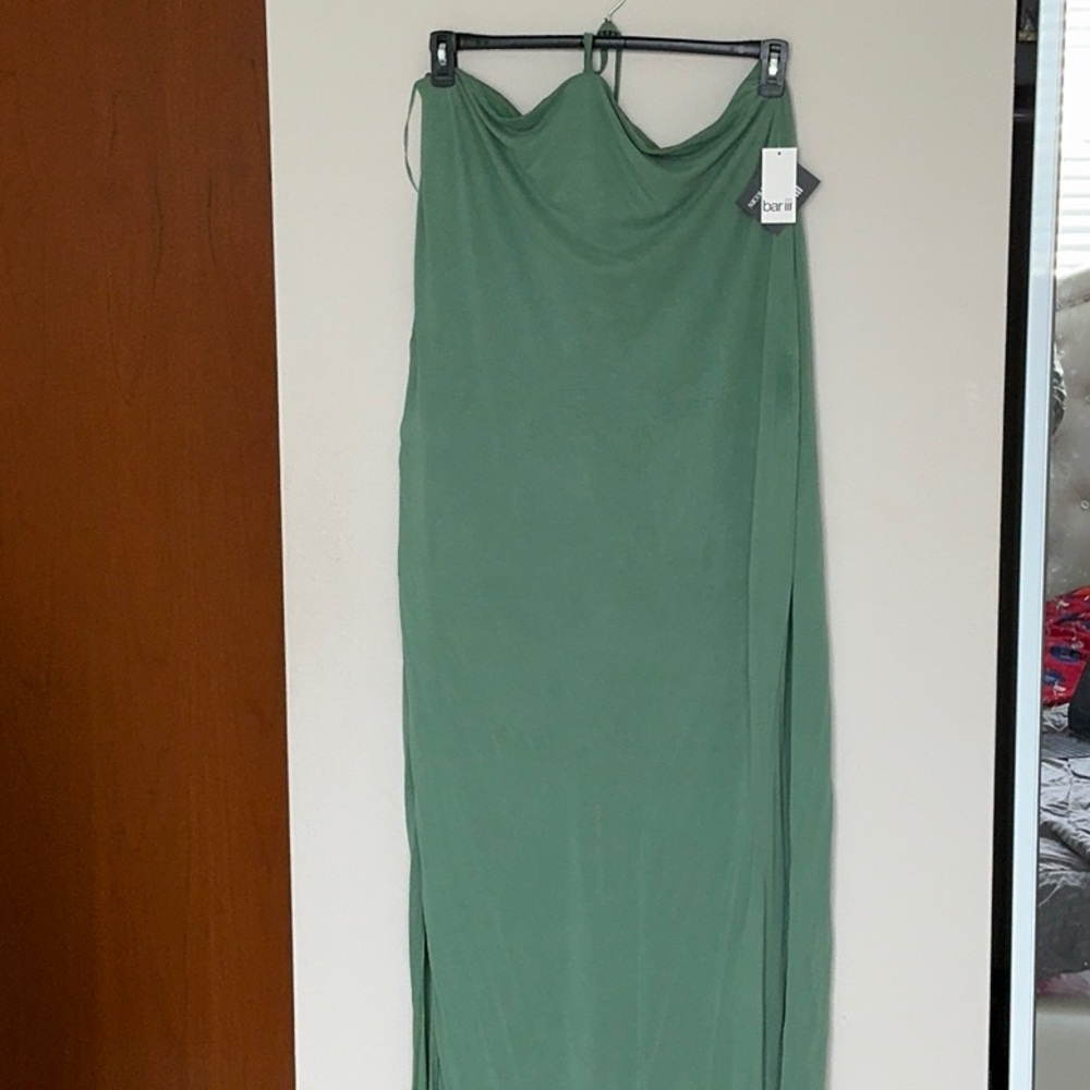 Bar III Green Maxi Dress